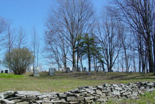 overview of Quaker Church Cemetery, Town of Saratoga