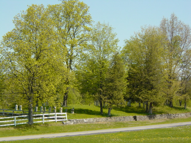 photo of Bryan-Scidmore Cemetery from road