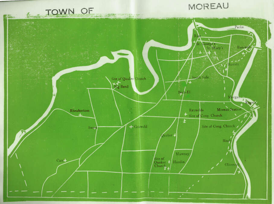 Winch's Moreau Cemtery Map